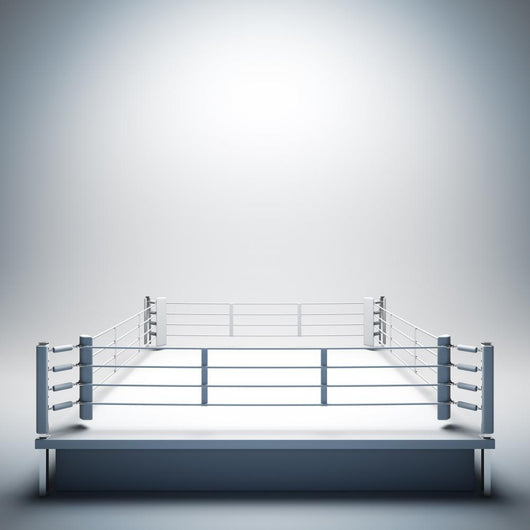 Framed Poster Empty professional boxing ring. - PIXERS.UK